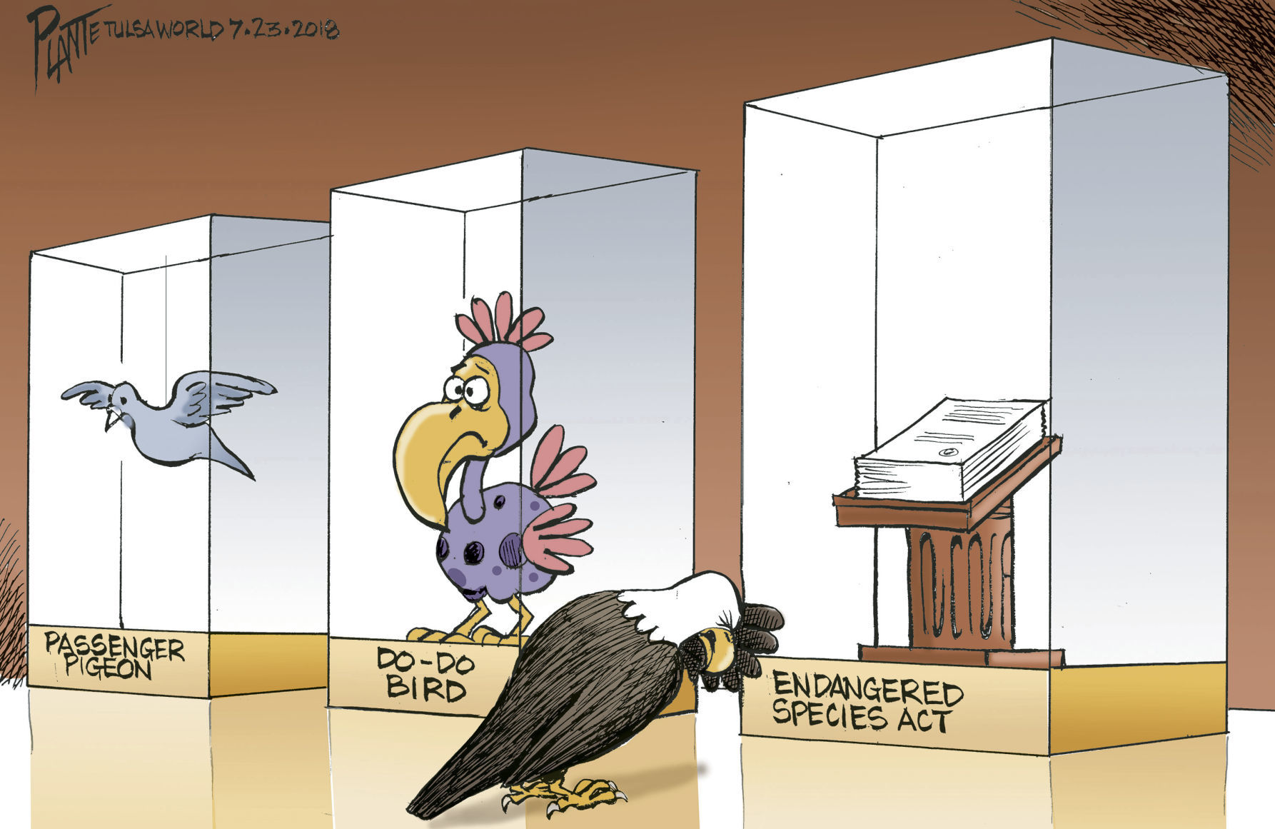 Bruce Plante Cartoon: Endangered